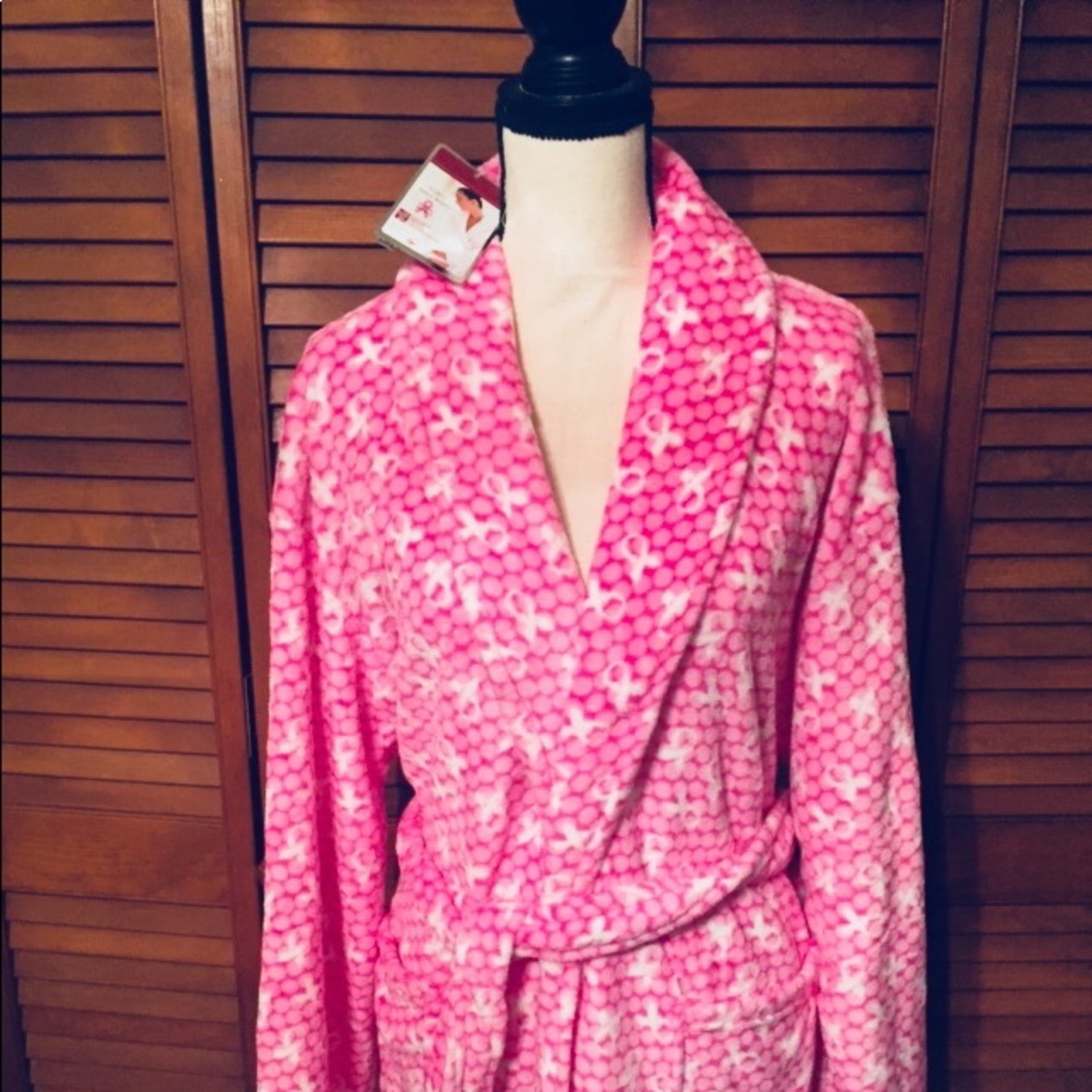 🎀💕Pink Ribbon Breast cancer Robe 💕🎀